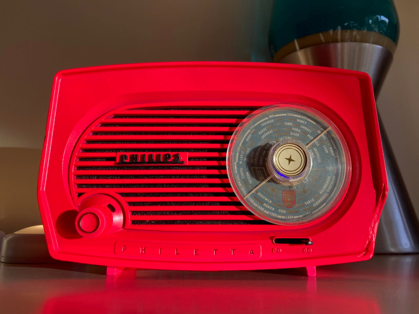 PHILIPS Philetta 1955 "Panthère Rose" BOSE Soundlink-Micro Bluetooth