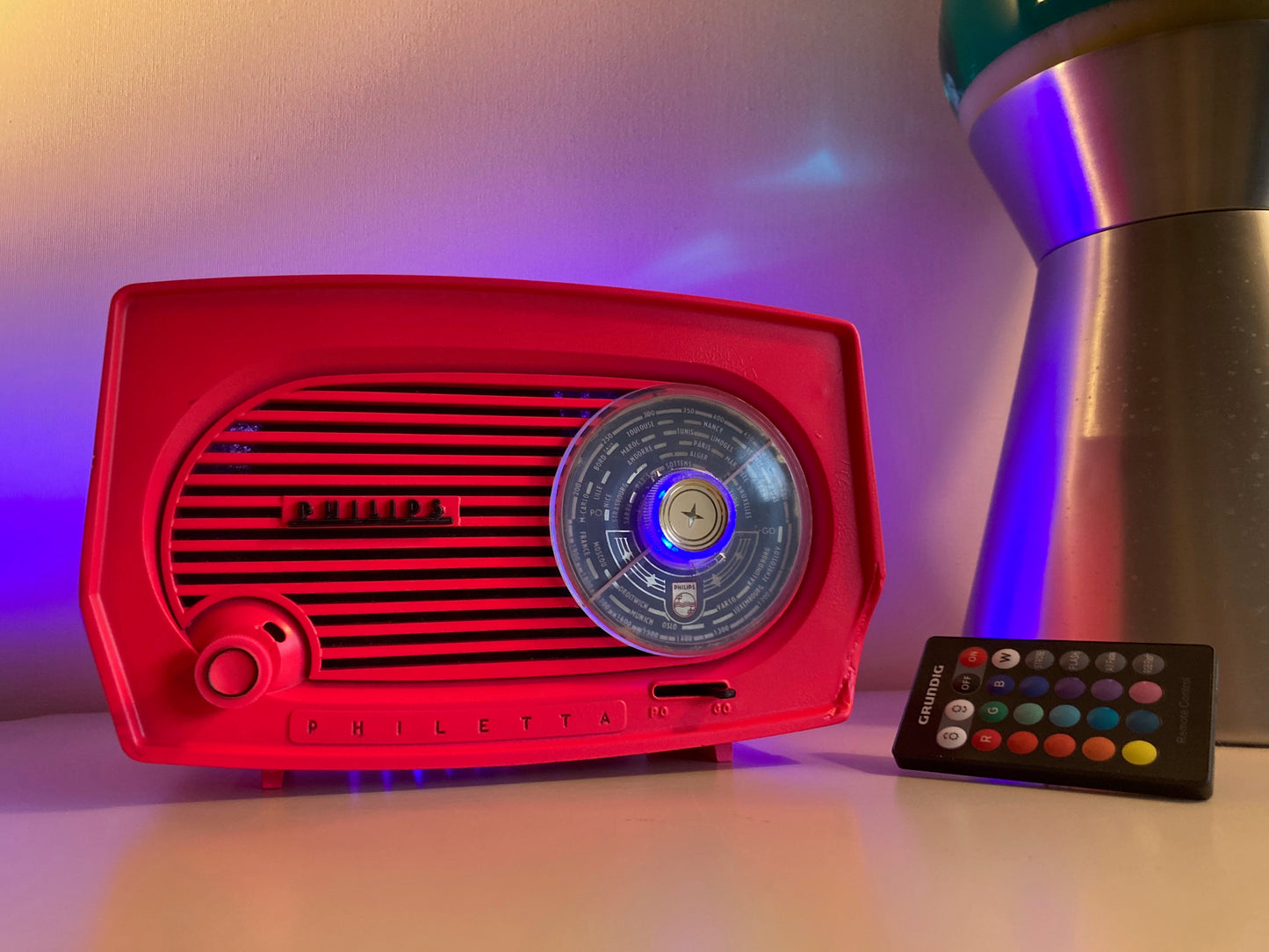 PHILIPS Philetta 1955 "Panthère Rose" BOSE Soundlink-Micro Bluetooth